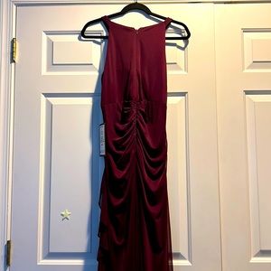 Maxi curve hugging prom dress